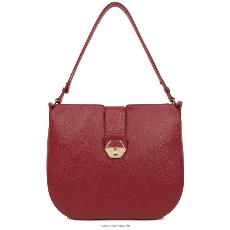 Women Hobo Bag Delphino 4J6H4190 Bag Carmin Lancaster Paris