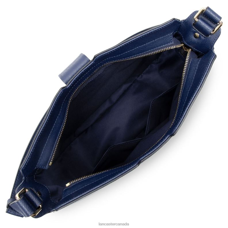 Women Hobo Bag Delphino 4J6H4191 Bag Bleu Fonce Lancaster Paris