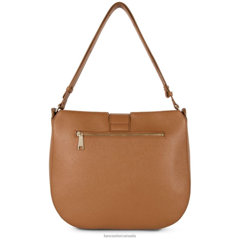 Women Hobo Bag Delphino 4J6H4192 Bag Camel Lancaster Paris