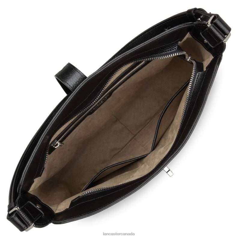 Women Hobo Bag Lucertola 4J6H4166 Bag Noir Lancaster Paris