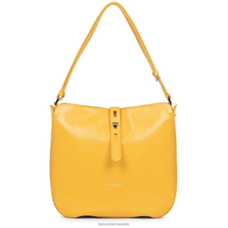 Women Hobo Bag Lucertola 4J6H4167 Bag Jaune Lancaster Paris