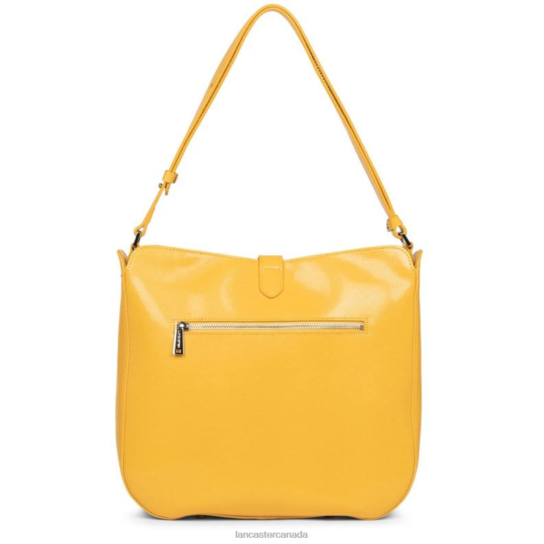 Women Hobo Bag Lucertola 4J6H4167 Bag Jaune Lancaster Paris