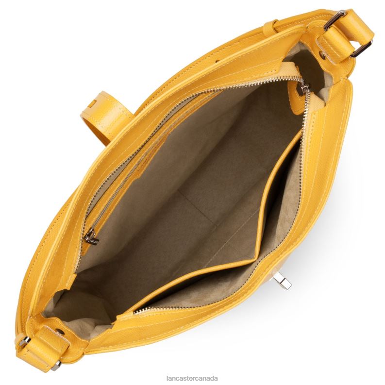 Women Hobo Bag Lucertola 4J6H4167 Bag Jaune Lancaster Paris