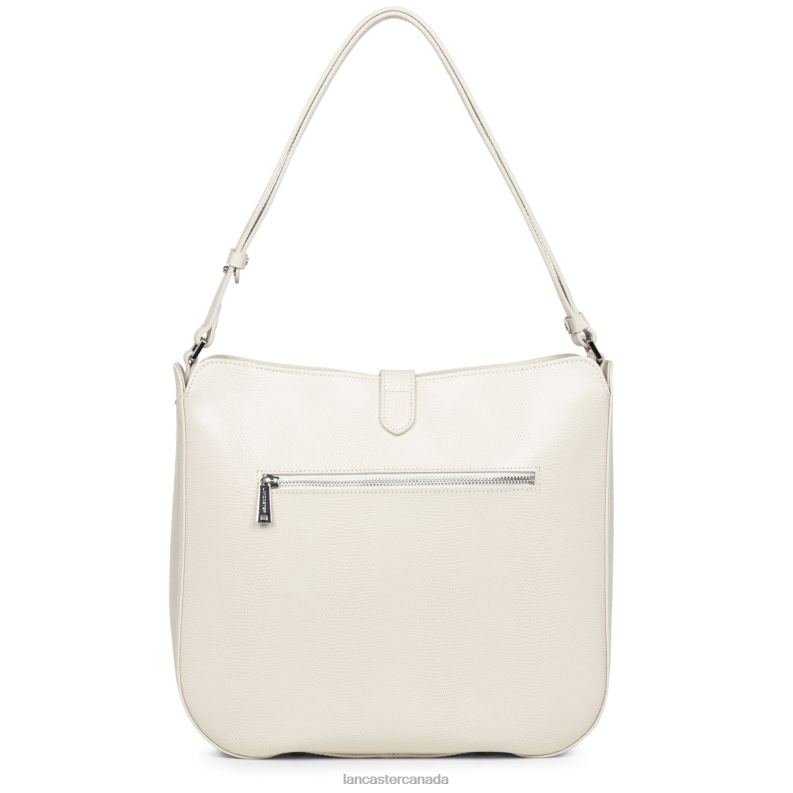 Women Hobo Bag Lucertola 4J6H4169 Bag Ecru Lancaster Paris