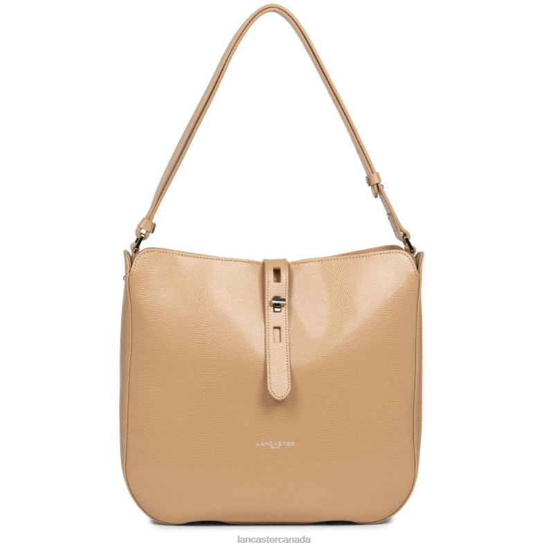 Women Hobo Bag Lucertola 4J6H4170 Bag Naturel Lancaster Paris