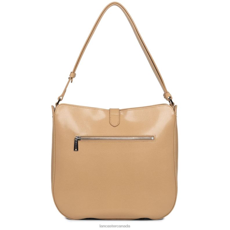 Women Hobo Bag Lucertola 4J6H4170 Bag Naturel Lancaster Paris