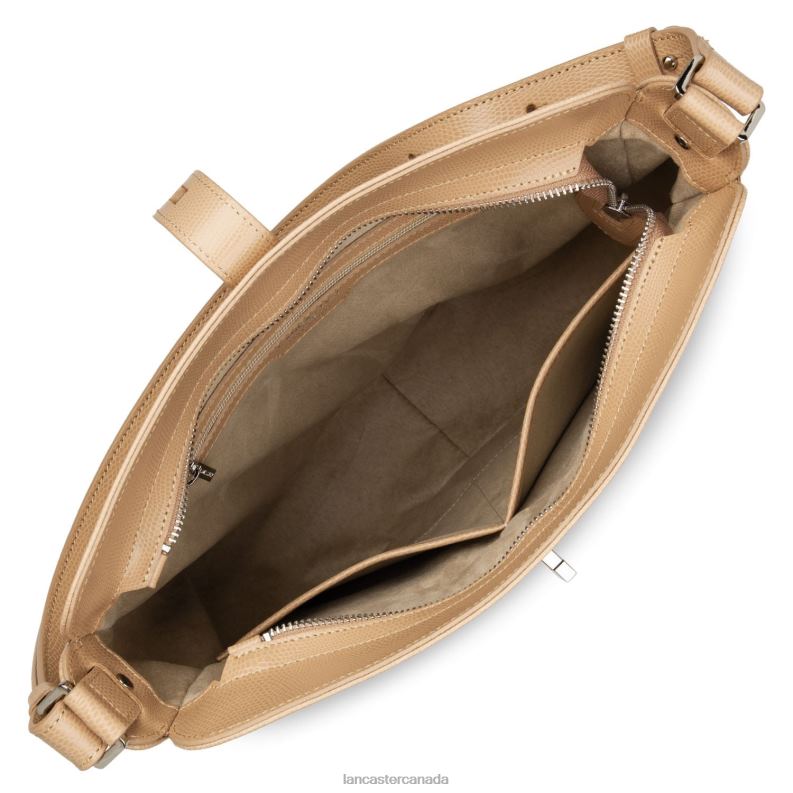 Women Hobo Bag Lucertola 4J6H4170 Bag Naturel Lancaster Paris