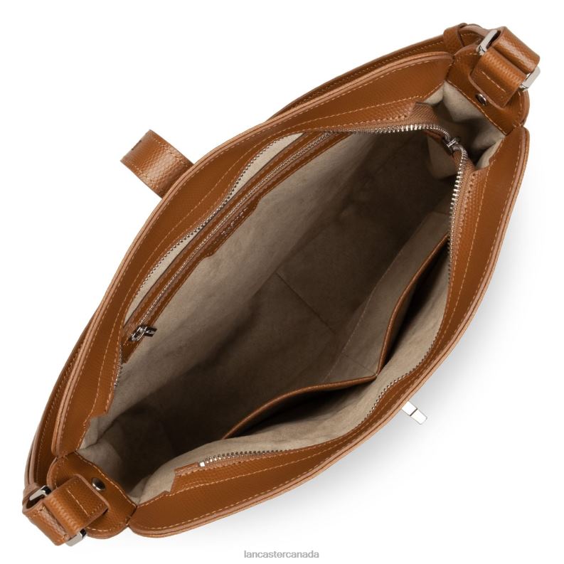 Women Hobo Bag Lucertola 4J6H4171 Bag Camel Lancaster Paris