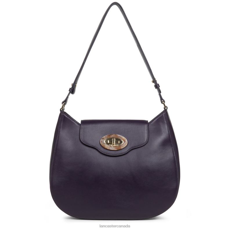 Women Hobo Bag Marble Touch 4J6H4256 Bag Violet Lancaster Paris