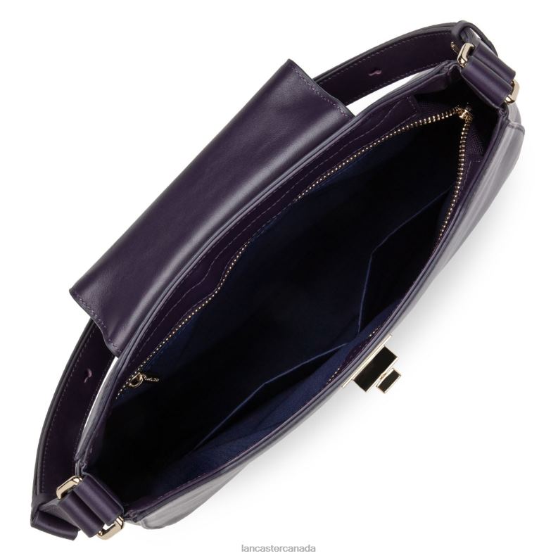 Women Hobo Bag Marble Touch 4J6H4256 Bag Violet Lancaster Paris