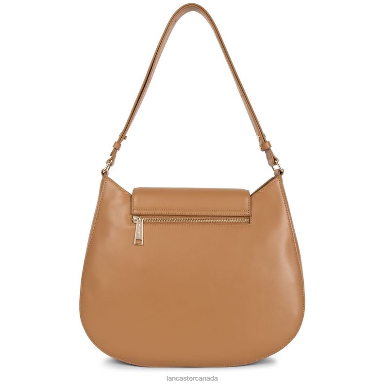 Women Hobo Bag Marble Touch 4J6H4257 Bag Camel Lancaster Paris