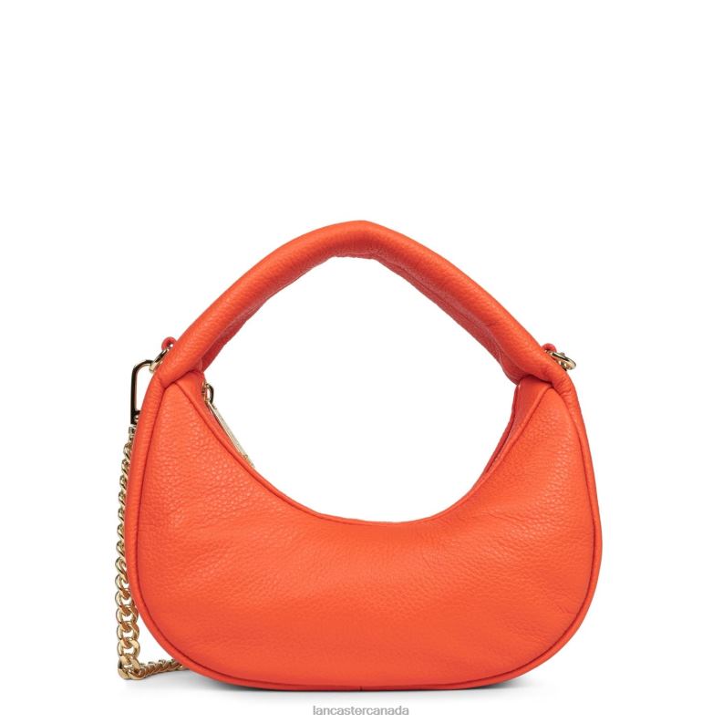 Women Hobo Bag Noholita Night 4J6H872 Bag Orange Lancaster Paris