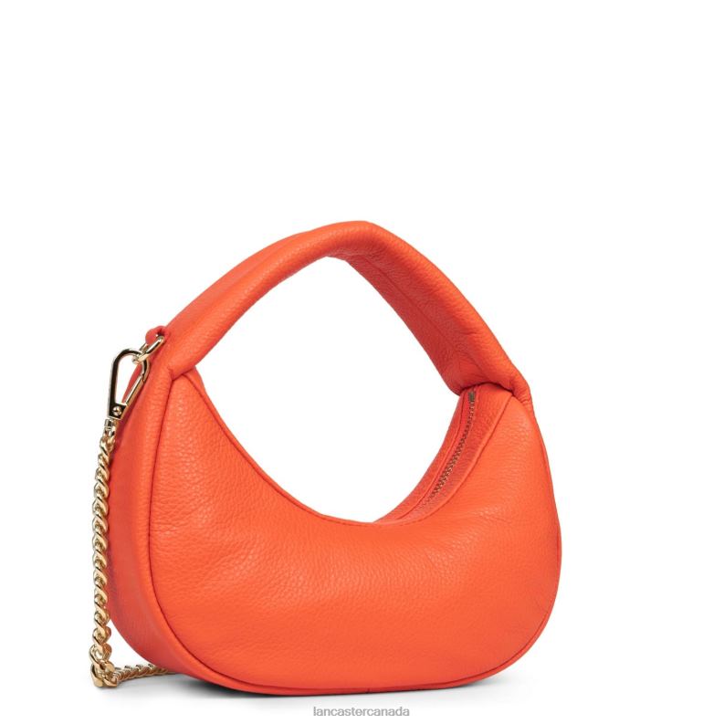 Women Hobo Bag Noholita Night 4J6H872 Bag Orange Lancaster Paris