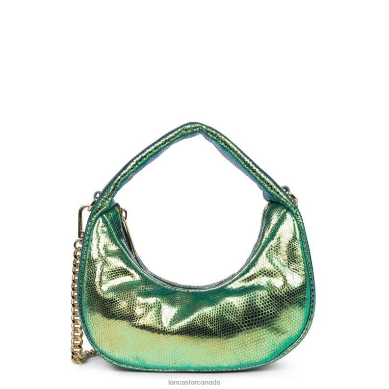 Women Hobo Bag Noholita Night 4J6H873 Bag Vert Cameleon Lancaster Paris