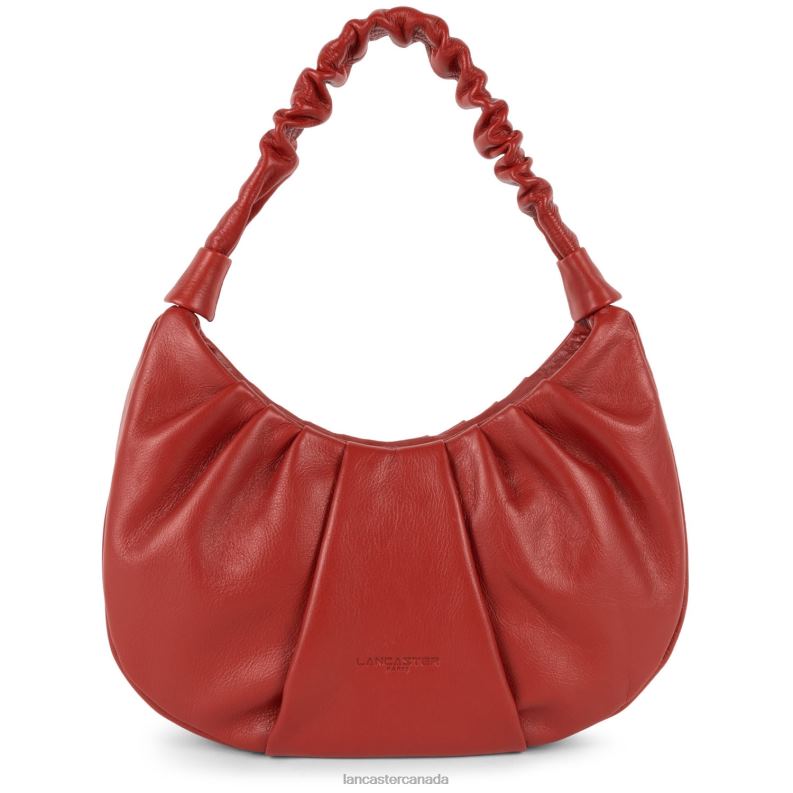 Women Hobo Bag Soft Chou Chou 4J6H3260 Bag Rouge Lancaster Paris