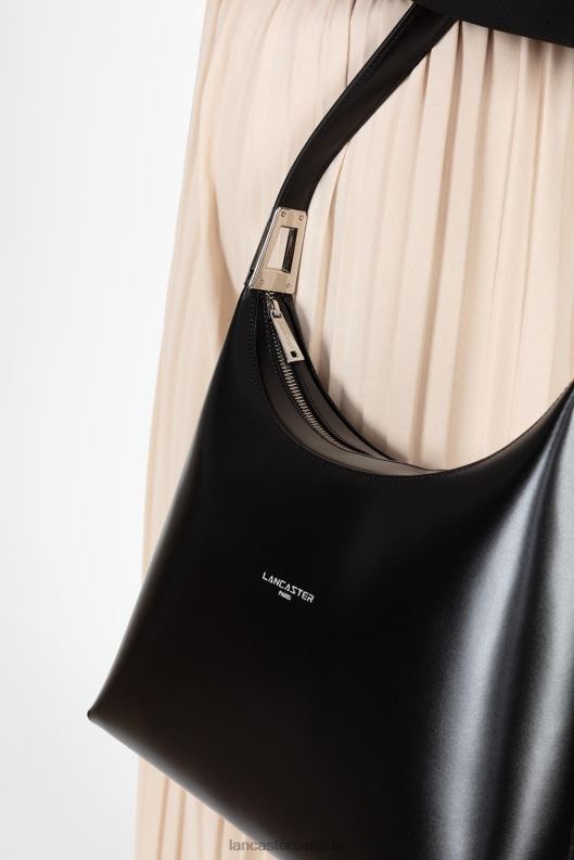 Women Hobo Bag Suave Ace 4J6H2435 Bag Noir Lancaster Paris