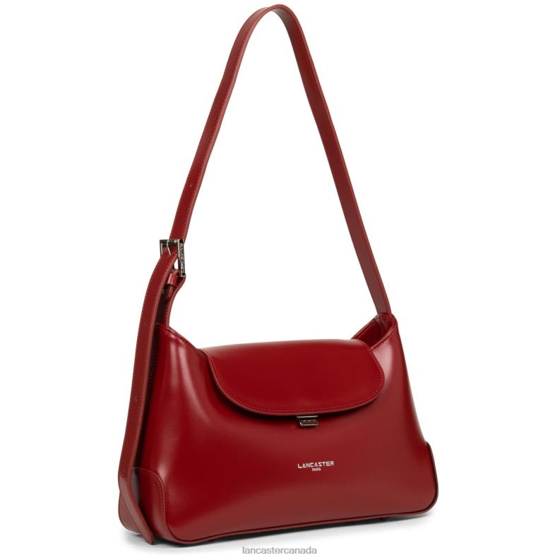 Women Hobo Bag Suave Ace 4J6H3205 Bag Carmin Lancaster Paris