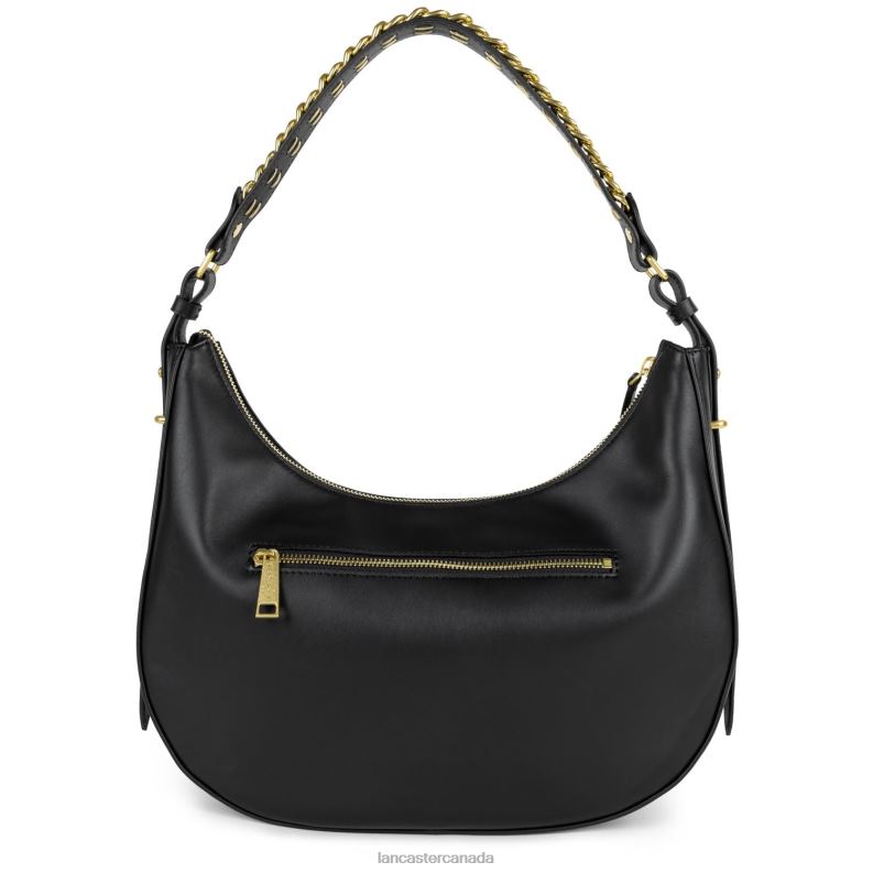 Women Large Hobo Bag Aria 4J6H3226 Bag Noir Lancaster Paris