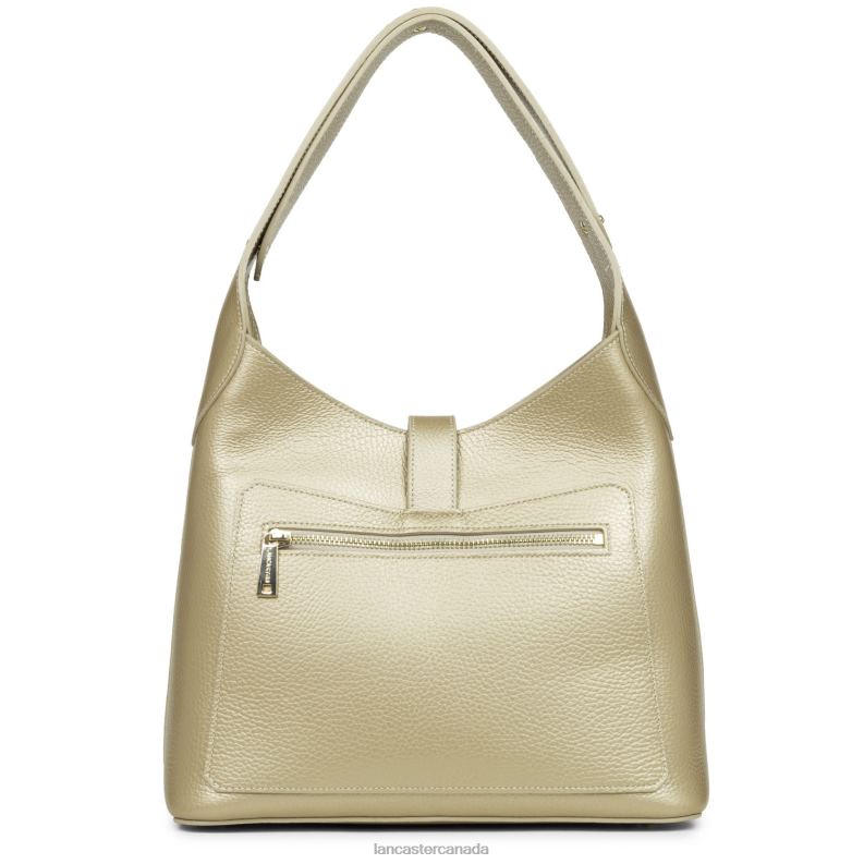 Women M Hobo Bag Foulonne Double Hook 4J6H2953 Bag Champagne-In-Nude Lancaster Paris