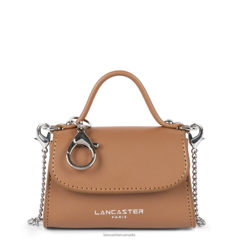 Women Mini Coin Purse Suave Even 4J6H237 Bag Camel Lancaster Paris
