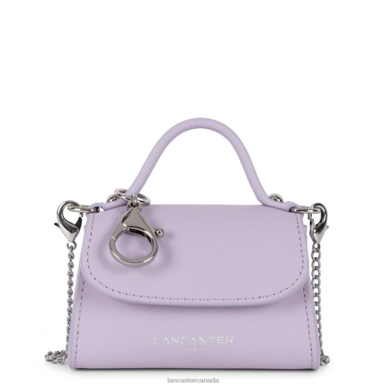 Women Mini Coin Purse Suave Even 4J6H247 Bag Lilas Lancaster Paris