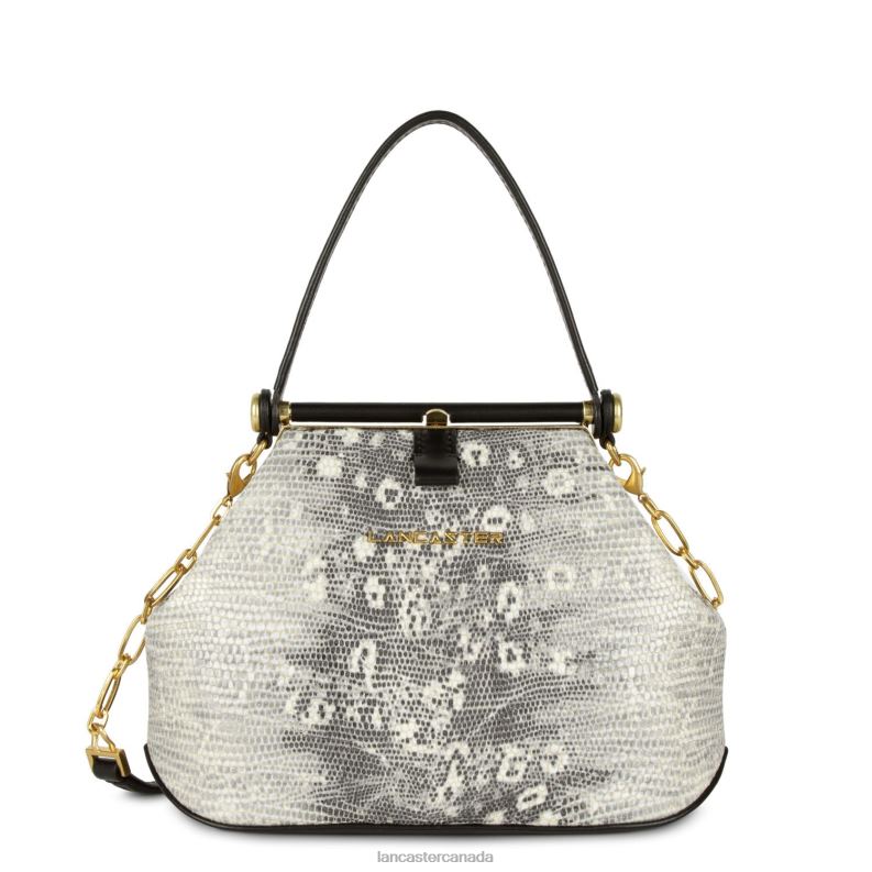 Women Mini Handbag Studio Dream 4J6H61 Bag Gris Iguane Lancaster Paris