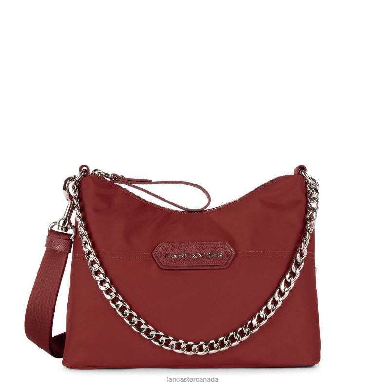 Women Mini Hobo Bag Basic Premium 4J6H102 Bag Cerise Lancaster Paris