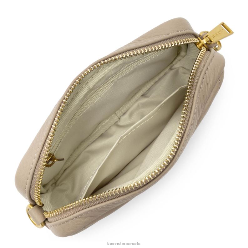 Women Mini Smartphone Holder Soft Matelasse 4J6H4 Bag Galet Lancaster Paris