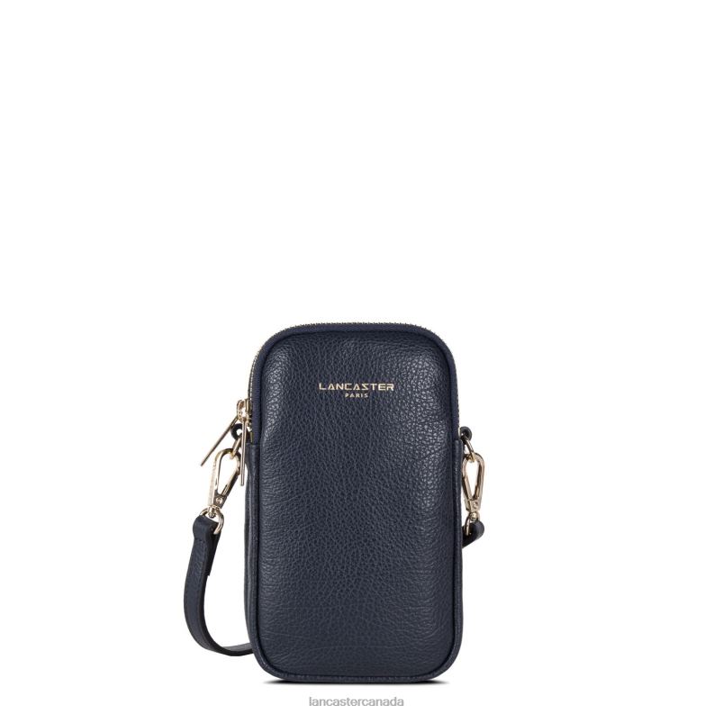 Women Smartphone Holder Dune 4J6H154 Bag Bleu Fonce Lancaster Paris