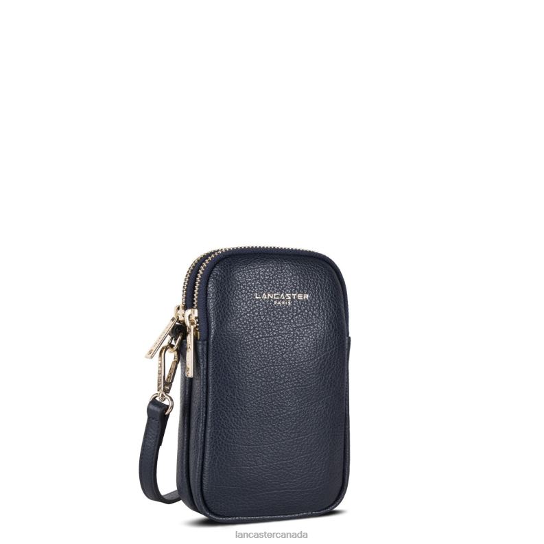 Women Smartphone Holder Dune 4J6H154 Bag Bleu Fonce Lancaster Paris