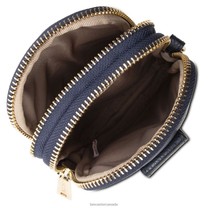 Women Smartphone Holder Dune 4J6H154 Bag Bleu Fonce Lancaster Paris