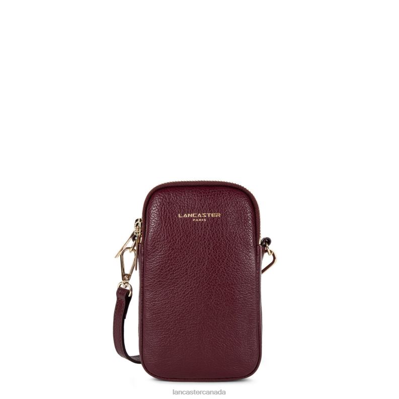 Women Smartphone Holder Dune 4J6H157 Bag Pourpre Lancaster Paris