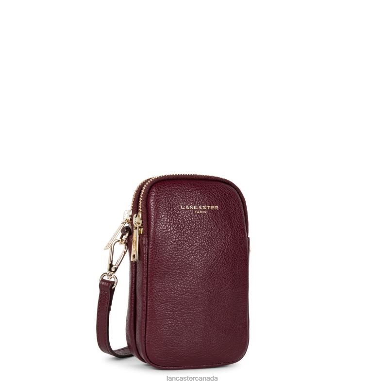Women Smartphone Holder Dune 4J6H157 Bag Pourpre Lancaster Paris