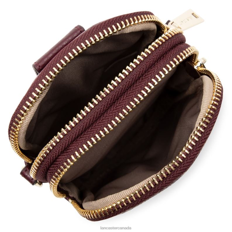 Women Smartphone Holder Dune 4J6H157 Bag Pourpre Lancaster Paris