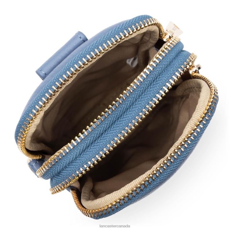 Women Smartphone Holder Dune 4J6H164 Bag Bleu Stone Lancaster Paris