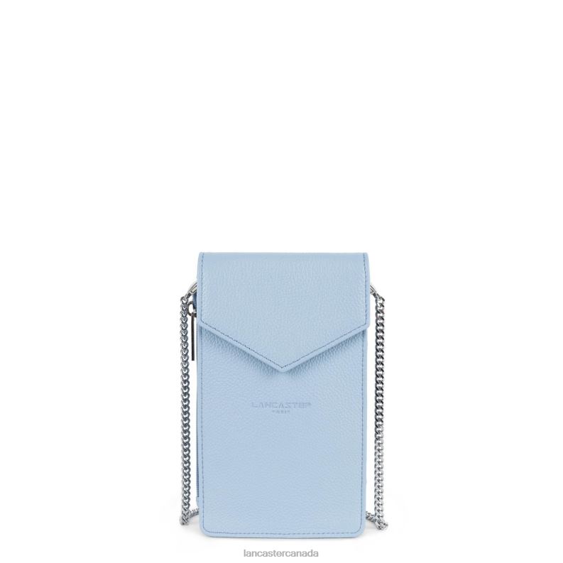 Women Smartphone Holder Foulonne Pm 4J6H1036 Bag Bleu Ciel Lancaster Paris