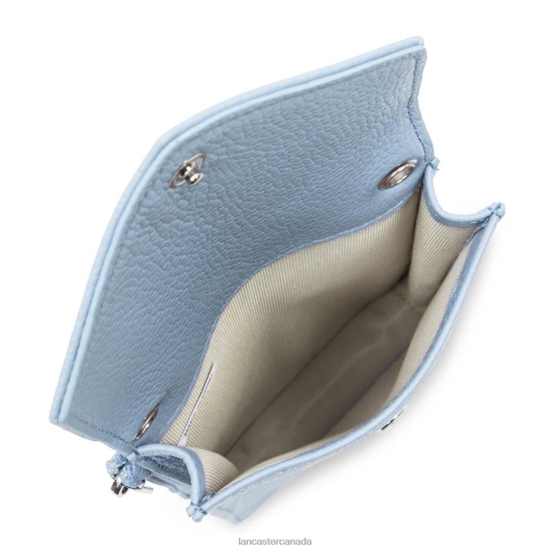Women Smartphone Holder Foulonne Pm 4J6H1036 Bag Bleu Ciel Lancaster Paris