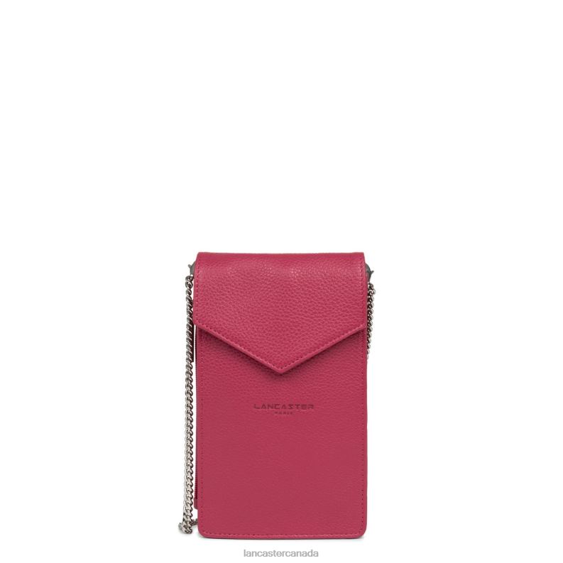 Women Smartphone Holder Foulonne Pm 4J6H1049 Bag Fuxia Lancaster Paris