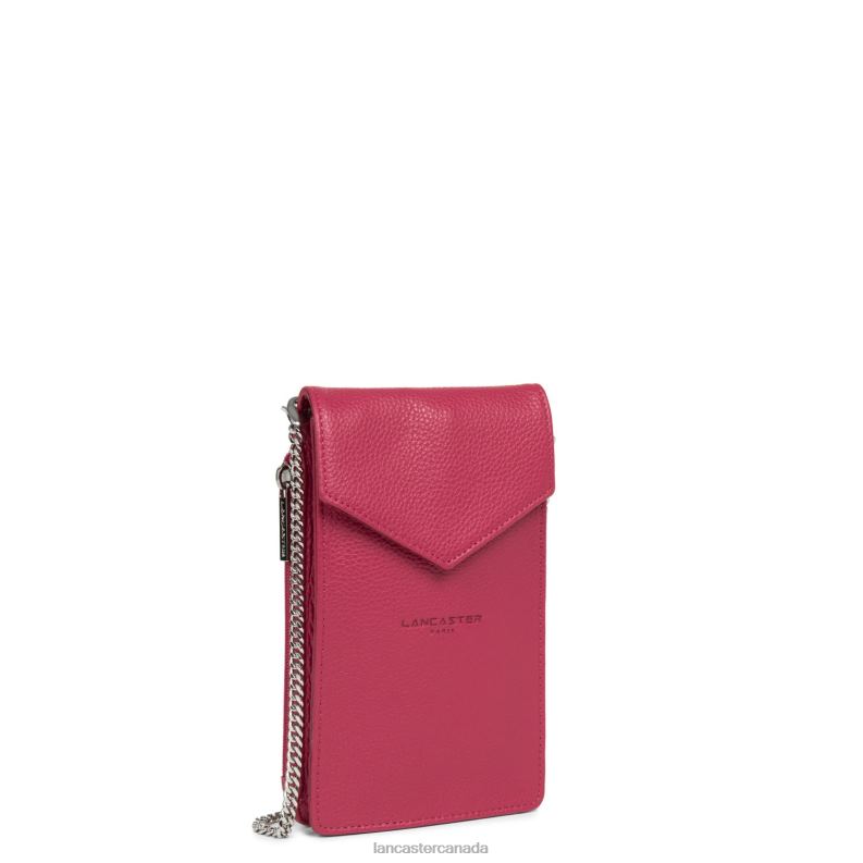 Women Smartphone Holder Foulonne Pm 4J6H1049 Bag Fuxia Lancaster Paris