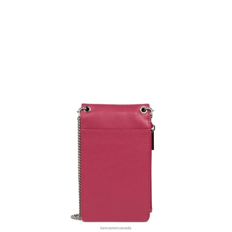Women Smartphone Holder Foulonne Pm 4J6H1049 Bag Fuxia Lancaster Paris