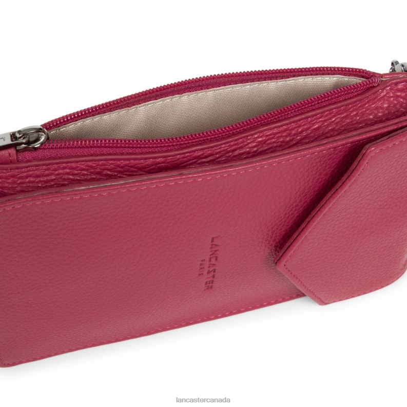 Women Smartphone Holder Foulonne Pm 4J6H1049 Bag Fuxia Lancaster Paris
