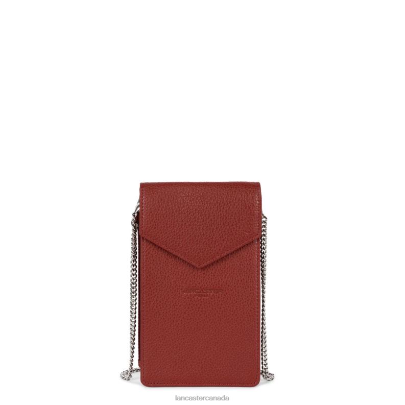 Women Smartphone Holder Foulonne Pm 4J6H1051 Bag Carmin Lancaster Paris