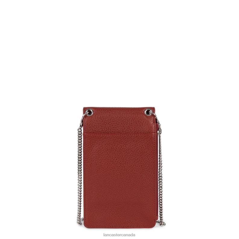 Women Smartphone Holder Foulonne Pm 4J6H1051 Bag Carmin Lancaster Paris