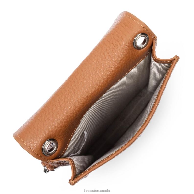 Women Smartphone Holder Foulonne Pm 4J6H1056 Bag Caramel Lancaster Paris