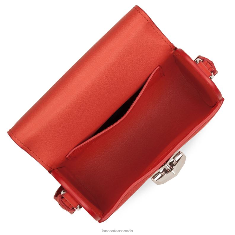 Women Box Bag Leo 4J6H4455 Bag Rouge Lancaster Paris