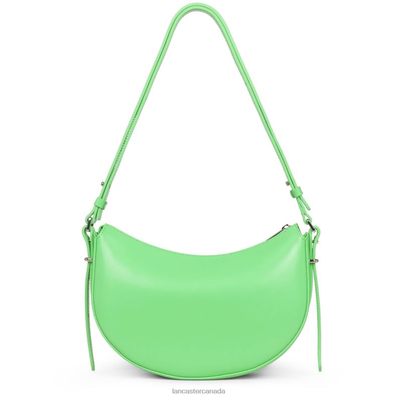 Women Half Moon Bag Suave Ace 4J6H412 Bag Vert Ecolo Lancaster Paris