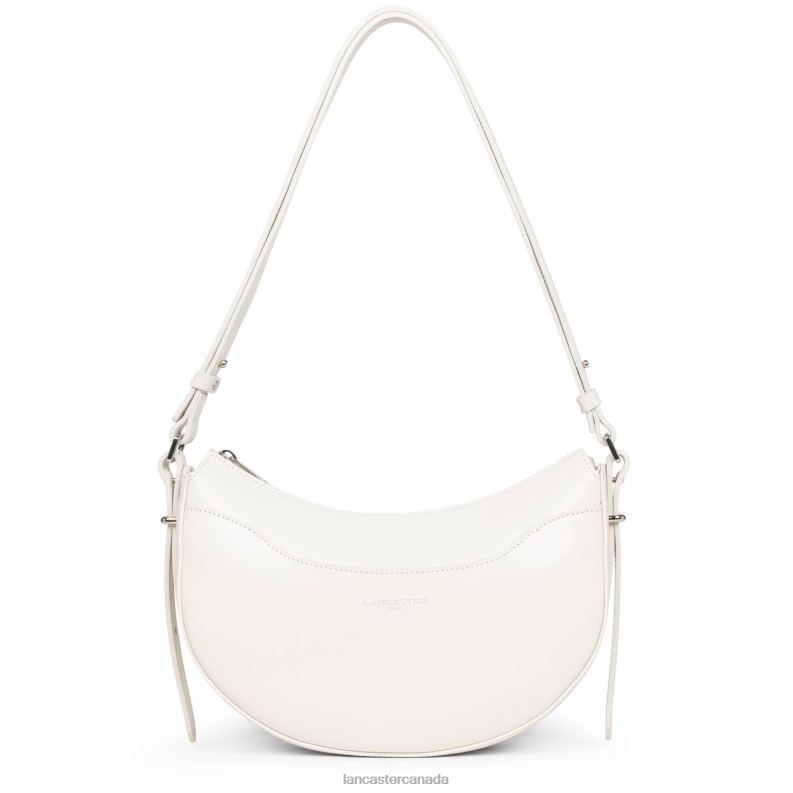 Women Half Moon Bag Suave Ace 4J6H414 Bag Ecru Lancaster Paris