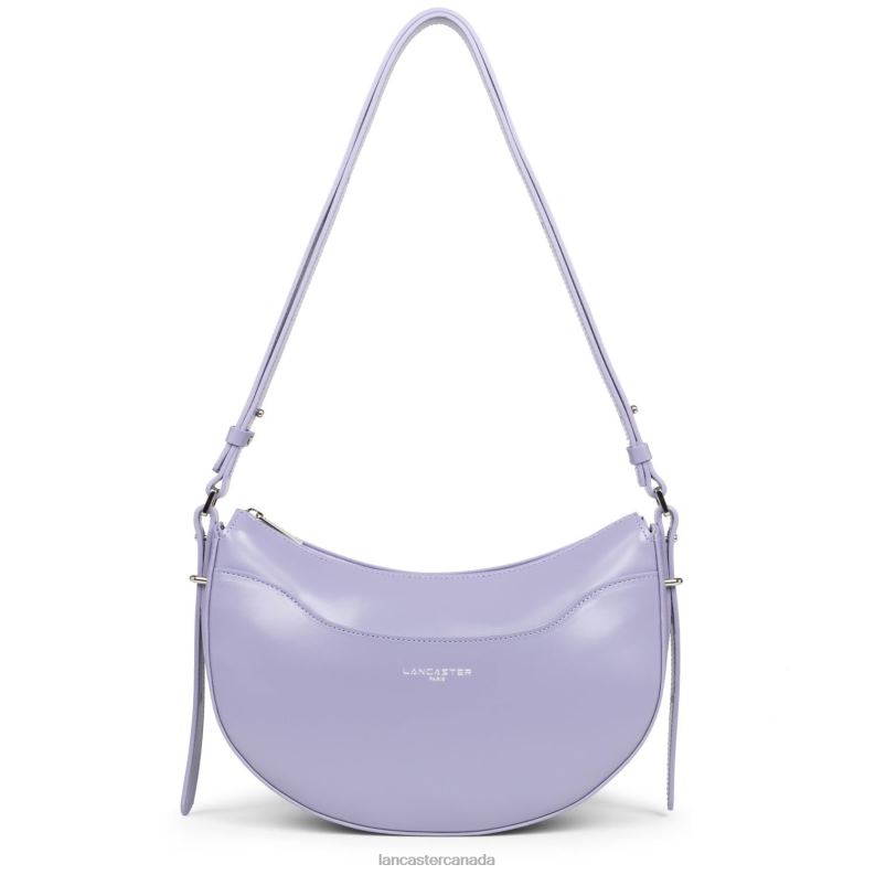 Women Half Moon Bag Suave Ace 4J6H416 Bag Mauve Lancaster Paris