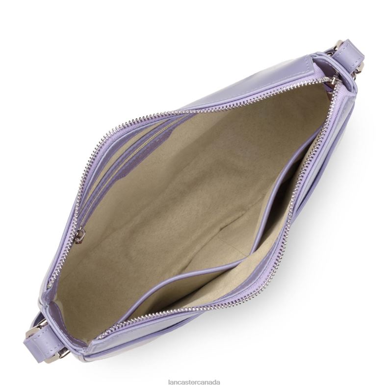 Women Half Moon Bag Suave Ace 4J6H416 Bag Mauve Lancaster Paris