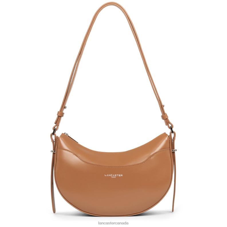 Women Half Moon Bag Suave Ace 4J6H418 Bag Camel Lancaster Paris